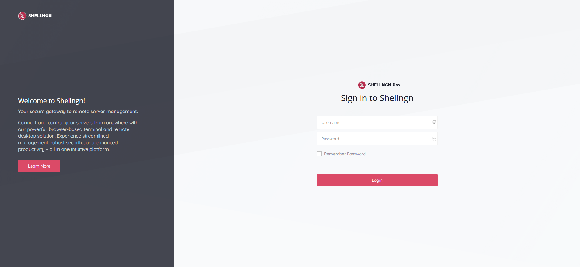 ShellNGN Web UI